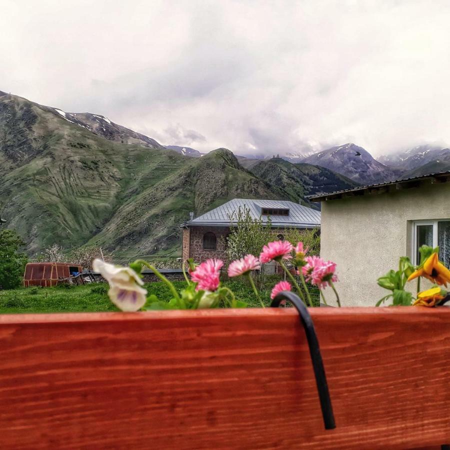 Guest House Elguja Qushashvili Kazbegi Bagian luar foto